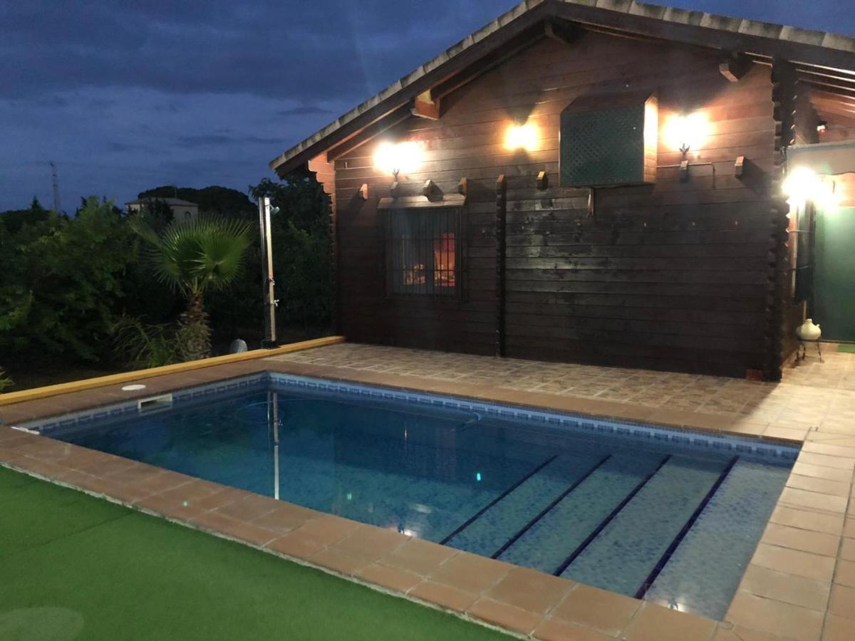 فيلا Casa De Madera El Oasis El Palomar إشبيلية المظهر الخارجي الصورة