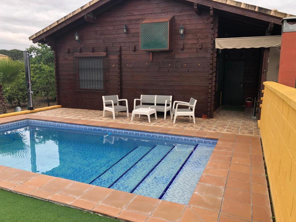 فيلا Casa De Madera El Oasis El Palomar إشبيلية المظهر الخارجي الصورة